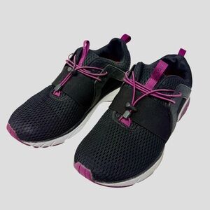 Vionic Berlin Women’s Size 8.5 Black Purple Walking Shoes Sneakers comfort